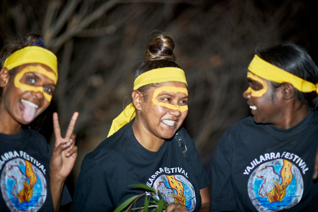 Performers at the Yajilarra Culture festival